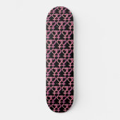 Skateboard Symbole lesbien de fierté Coeur (Recto)