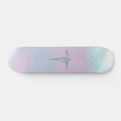 Skateboard Symbole Médicale Silver Caduceus Mother Pearl (Horz)