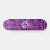 Skateboard Symbole moderne du cancer Zodiac Camouflage numéri (Horz)
