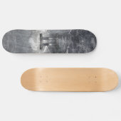 Skateboard Symbole moderne Gemini Zodiac Grunge Style déprimé (Horz)