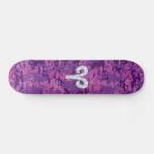 Skateboard Symbole Pearl Like Aries sur Camo numérique rose (Horz)
