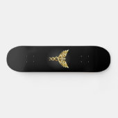 Skateboard Symbole Polygonal Or Caduceus (Horz)
