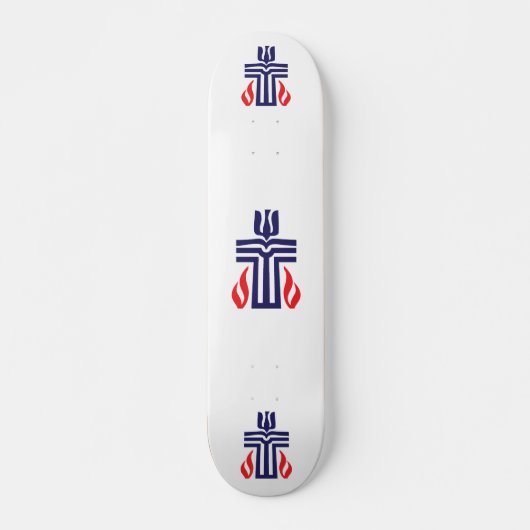 Skateboard Symbole presbytérien (Devant)