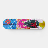 Skateboard SYMBOLE super DE LA PAIX Hippie (Horz)