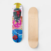 Skateboard SYMBOLE super DE LA PAIX Hippie (Recto)