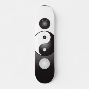 Skateboard Symbole Yin Yang : Patinage