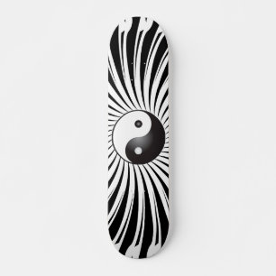 Skateboard Symbole Yin Yang : Patinage