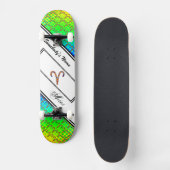 Skateboard Symbole Zodiac Aries Élément par Kenneth Yoncich (Recto)