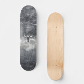 Skateboard Symbole Zodiaque Aries en style Argent (Recto)