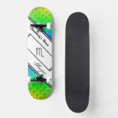 Skateboard Symbole Zodiaque Scorpio Élément par Kenneth Yonci (Recto)