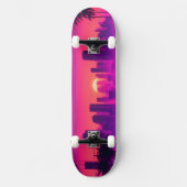 Skateboard Synthwave et Rétrowave (Recto)
