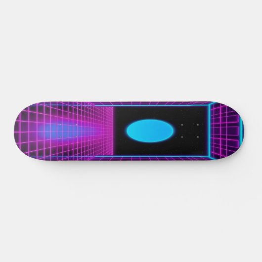 Skateboard Synthwave Shred Edition 1 (Horz)
