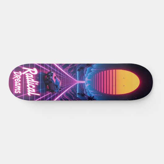 Skateboard Synthwave Shred Edition 3 (Horz)
