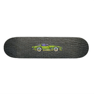 Skateboard T classique art supérieur de peau de Corvette et