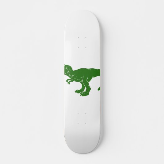 Skateboard T rex dinosaur - Choose background color (Devant)