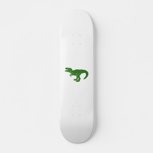 Skateboard T rex dinosaure - Choisissez la couleur arrière - (Devant)