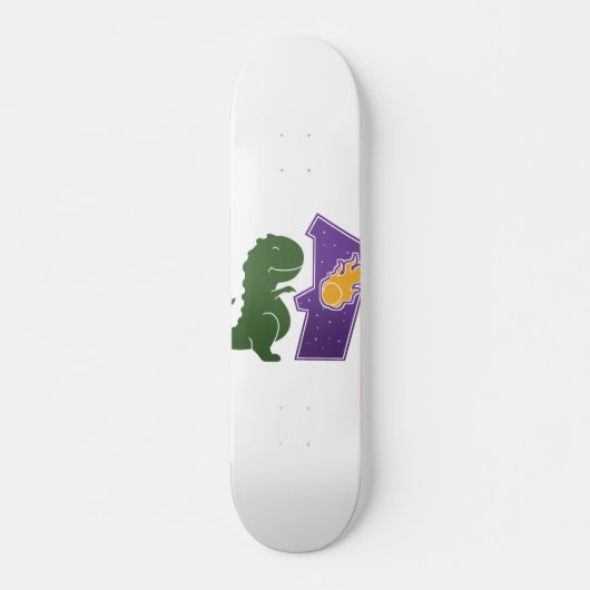 Skateboard T rex lecture - Choisir la couleur arrière - plan (Devant)