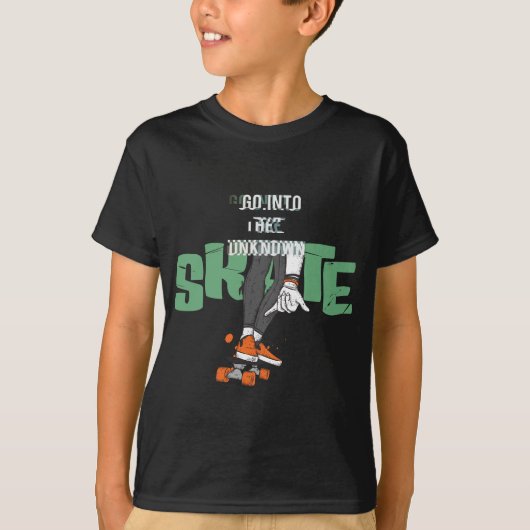 Skateboard T-shirt (Voorkant)