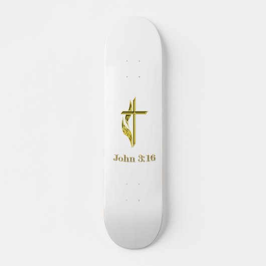 Skateboard T-shirts John 3:16 et plus (Devant)