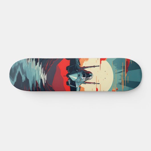 Skateboard Tabla de skate Aeronave militar de combate (Horz)