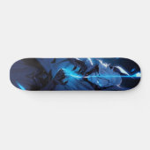Skateboard Tabla de Skate Anime Azul con Poderes Mágicos (Horz)