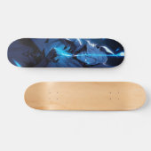 Skateboard Tabla de Skate Anime Azul con Poderes Mágicos (Horz)