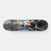 Skateboard Tabla de Skate Antílope Veloz con Cuernos (Horz)
