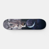 Skateboard Tabla de Skate Astronauta en la Luna (Horz)