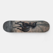 Skateboard Tabla de Skate Caballo Negro (Horz)
