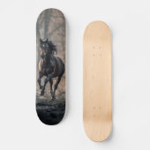 Skateboard Tabla de Skate Caballo Negro (Recto)