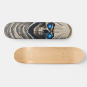 Skateboard Tabla de Skate Cráneo Tenebroso Encapuchado (Horz)