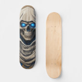 Skateboard Tabla de Skate Cráneo Tenebroso Encapuchado (Recto)