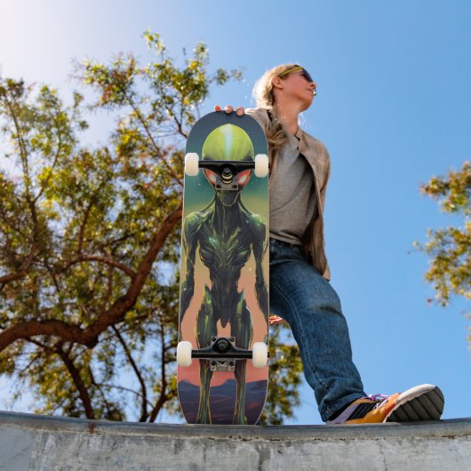Skateboard Tabla de Skate Extraterrestre Marciano (Extérieur 1)