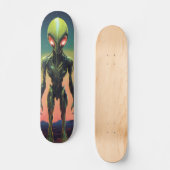 Skateboard Tabla de Skate Extraterrestre Marciano (Recto)