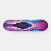 Skateboard Tabla de Skate Figura de Espalda Encapuchada (Horz)