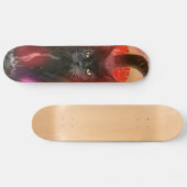 Skateboard Tabla de Skate Gato Negro (Horz)