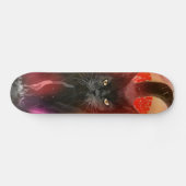 Skateboard Tabla de Skate Gato Negro (Horz)
