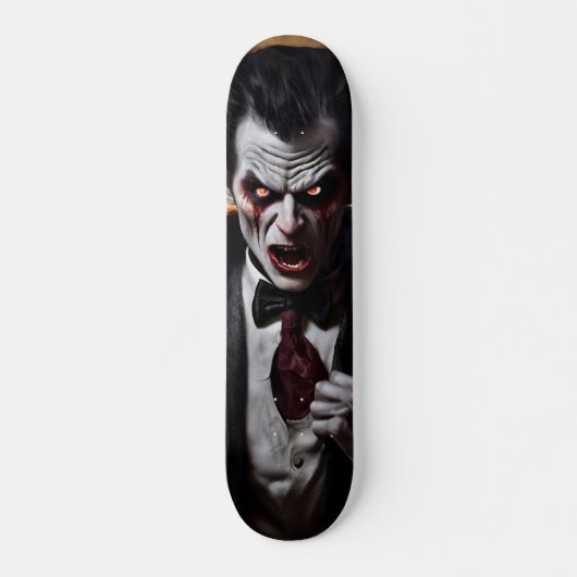 Skateboard Tabla de Skate Hombre Vampiro de Miedo (Devant)