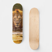 Skateboard Tabla de Skate León Poderoso Cruzando un Río (Recto)