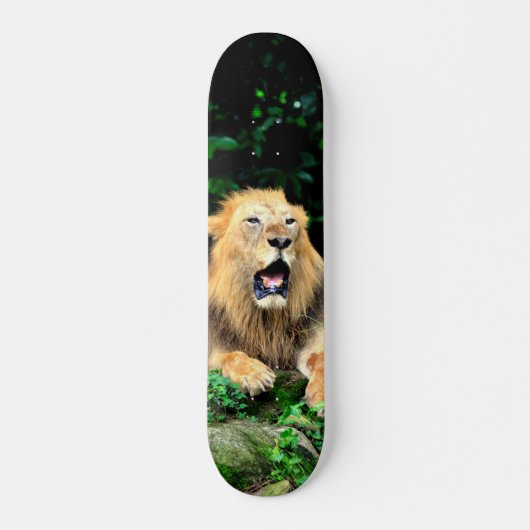 Skateboard Tabla de Skate León Salvaje Bostezando (Devant)