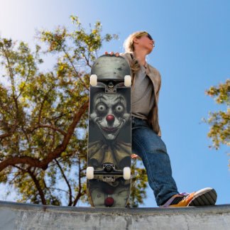 Skateboard Tabla de Skate Payaso Espeluznante de Miedo
