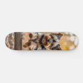 Skateboard Tabla de Skate Perrito Saltando en el Bosque (Horz)