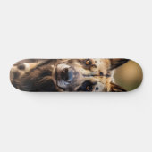 Skateboard Tabla de Skate Perro Salvaje Africano Atento (Horz)