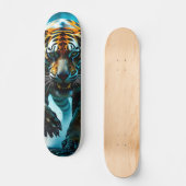 Skateboard Tabla de Skate Tigre Atacando (Recto)