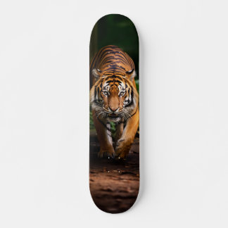 Skateboard Tabla de Skate Tigre en el Bosque oscuro