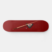 Skateboard Table de billard Maroon (Horz)