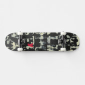 Skateboard Tableau alphabétique de Norman Wyatt (Horz)