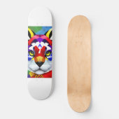 Skateboard Tableau blanc Alexander's Cat (Recto)