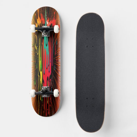 Skateboard Tableau de bord 8v à peinture longue (Recto)