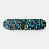 Skateboard Tableau de bord Alphabet (Horz)